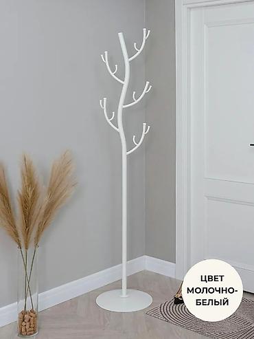 Вешалки: Напольная вешалка «Дерево» (металл) - Дизайн: ствол с ветвями — 8