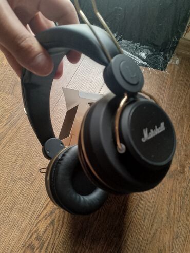 Qulaqcıqlar: Yeni Simsiz (Bluetooth) Qulaqcıqlar, Marshall, rəng - Qara