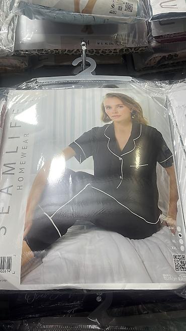 Пижамы: Пижама, Сатин, Турция, Все размеры — 12