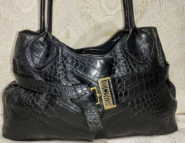 Torbe: Just Cavalli kožna sa hologramom Vrhunska brendirana torba od kože — 10