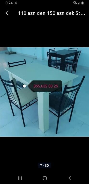 Sifarişlə masa və oturacaq dəstləri: Kvadrat masa, Mətbəx üçün, Digər adam sayı, Açılmayan, Zəmanətli -da lalafo.az — 13 Sifarişlə masa və oturacaq dəstləri: Kvadrat masa, Mətbəx üçün, Digər adam sayı, Açılmayan, Zəmanətli — 13