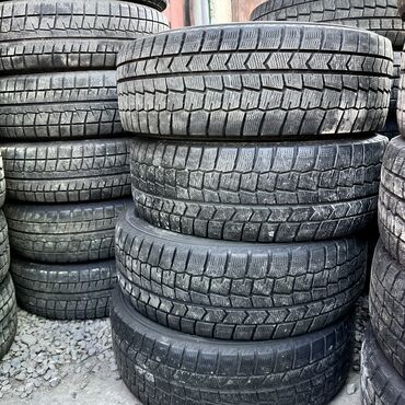 Шины: Шины 215 / 60 / R 16, Зима, Б/у, Комплект, Легковые, Япония, Dunlop