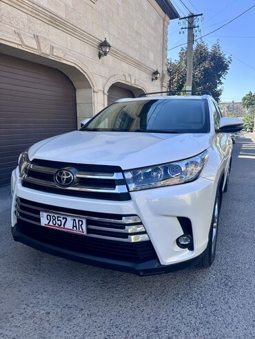 самая дорогая машина в кыргызстане 2023: Toyota Highlander: 2019 г., 3.5 л, Автоматтык, Бензин, Кроссовер