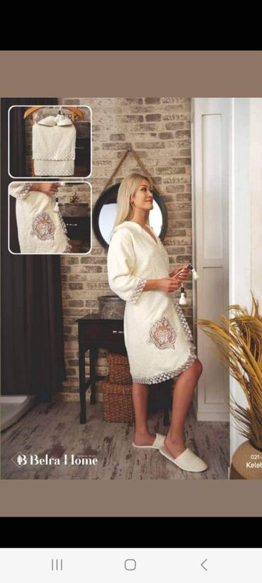 Bademantili: FANTAZI Bade Mantl SET 1/5 BADE MANTIL SA CIPKOM DVA PESKIRA SA CIPKOM — 8