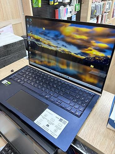 ASUS ZenBook 15 (mavi rəng, metal korpus) - Ekran: 15.6" NanoEdge