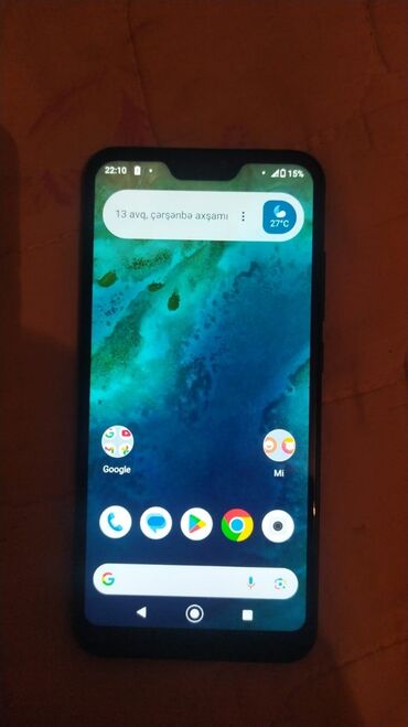 xiaomi redmi note 8 islenmis: Xiaomi Mi A2 Lite, 32 GB, rəng - Qara, 
 Sensor, Barmaq izi, Simsiz şarj