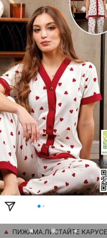 пижама бу: Пижамалар Муслин, хлопок размер, рассветкалары бар заказ берсениздер