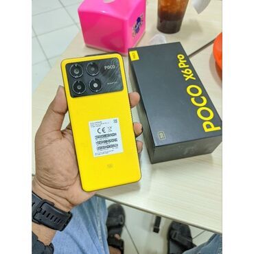 iphone 12 dubayski: Poco X6 Pro 5G, 512 GB, rəng - Sarı, Face ID, Barmaq izi, Sənədlərlə