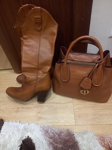 Çəkmələr: Çəkmə, Massimo Dutti, Ölçü: 38, rəng - Qəhvəyi, İşlənmiş — 1