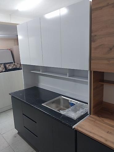 Кухонные гарнитуры: Кухонный гарнитур, Новый, цвет - Белый, ДСП, Платная доставка — 12