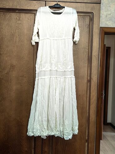 джинсовое платья турецкое: Индийское платье. можно как вечернее размер 46 . цена 1300 одевала