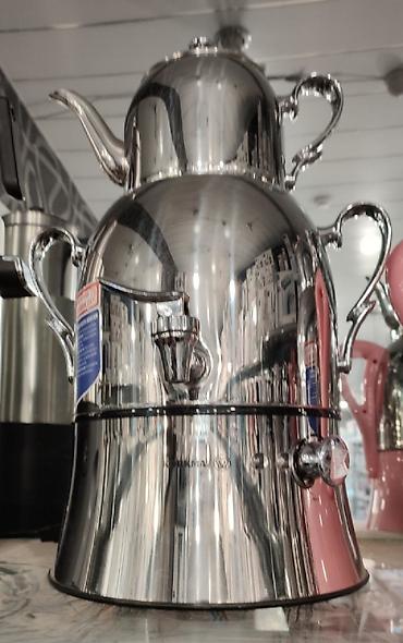 turk samovarı: Samovar elektrik samovar Korkmaz Turk istehsali 4 litr su 1.8 litr cay — 4