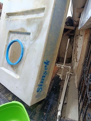 cay servisi: Şimşək markalı plastik su çəni - Material: qalın divarlı plastik — 1