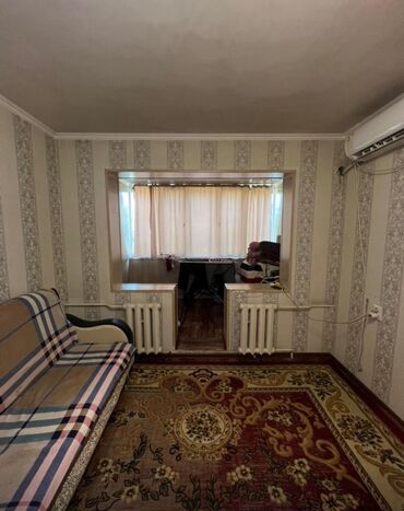 дешёвые дома: 1 бөлмө, 32 кв. м, 104-серия, 4 кабат, Эски ремонт