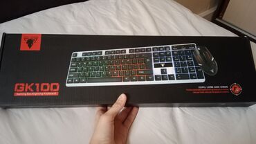 komputer manitorlari: Jedel Gaming GK100 – oyun klaviaturası və siçan dəsti Xüsusiyyətlər