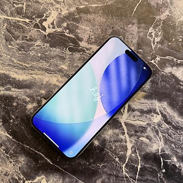 дин: IPhone 15 Pro Max, Б/у, 256 ГБ, Natural Titanium, Чехол, 86 % — 5