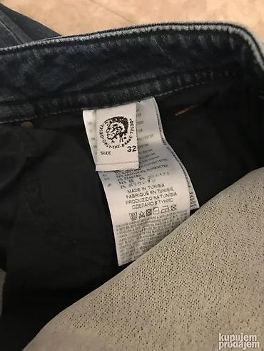 Farmerke: Original DIESEL farmerice 32/33 KAO NOVE 100% cotton Polustruk 44cm — 11