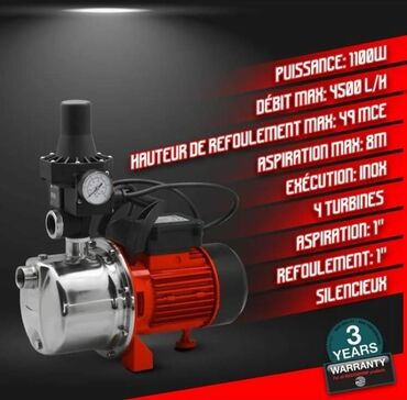 Sredstva za navodnjavanje: Master pumpa za vodu inox 1100W Cena:120evra Pumpa za vodu Master — 3