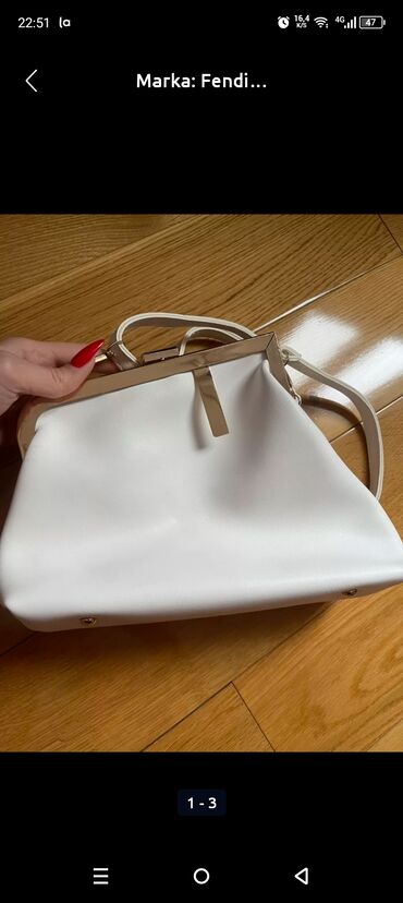 ağ çanta: Qadın çantası marka FENDİ yenidir