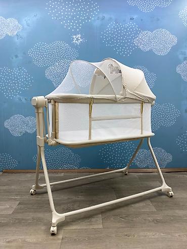 Uşaq dünyası: 👶💙 **CoolBaby Sensor Hərəkətli Elektron Beşik – Ağıllı Texnologiya — 9