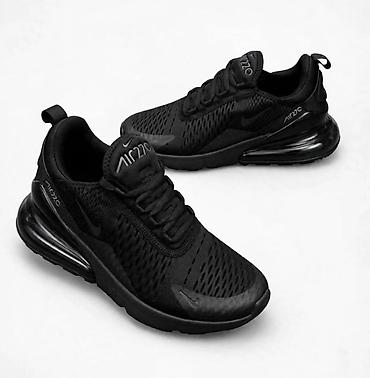 Nike Air Max 270 – potpuno crne patike - Dizajn: monohromatski