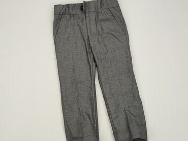 spodnie z dużymi kieszeniami: Material trousers, Marks & Spencer, 2-3 years, 98, condition - Good
