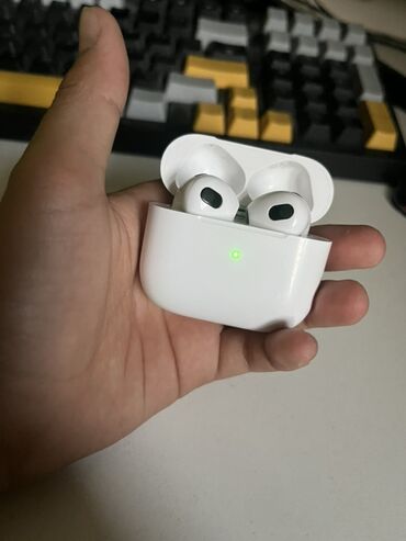 проводные наушники с микрофоном для компьютера: Беспроводные наушники Apple AirPods 3-го поколения в белом зарядном
