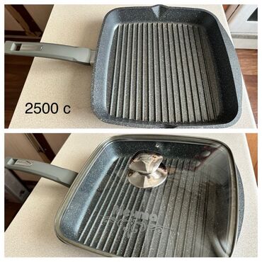 Наборы посуды: Новая посуда серии «Гранит» от ТД «Мечта» - Сковорода-вок новая, в — 3