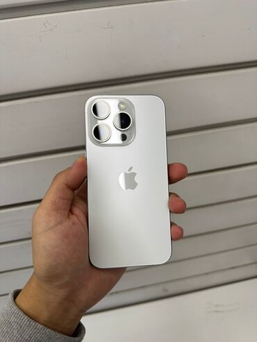 iphone 10 цены: IPhone 15 Pro, Колдонулган, 256 ГБ, Коргоочу айнек, Куту