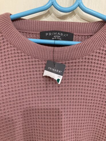 Sweaters: Pamučni dzemper zagasito roze boje