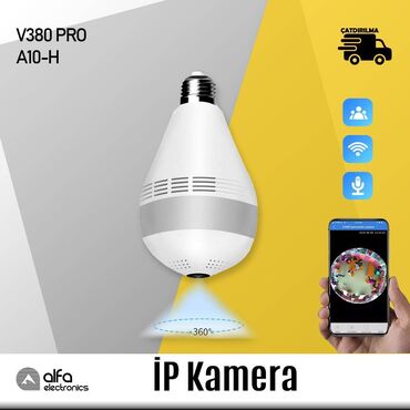 telefon mikrofonları: Smart IP kamera PTZ A10-H İkiqat lampa Wifi kamera A10-H ▶️Məhsulun