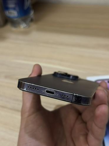 Apple iPhone: IPhone 14 Pro, Б/у, 256 ГБ, Deep Purple, Защитное стекло, Чехол, Коробка, 74 % — 2