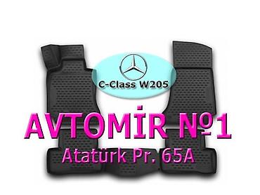 3d ayaqaltilar: Mercedes-benz с-class w205, 2014- 3d poliuretan ayaqaltilar 🚙🚒 ünvana — 1