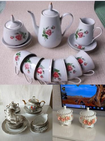 Digər dəstlər və servizlər: Mavi sürahi və stəkan dəsti - Dəst: 1 ədəd sürahi + 6 ədəd stəkan - — 10