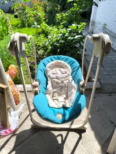 детская коляска chicco: Балдар арабасы, түсү - Көгүлтүр, Колдонулган
