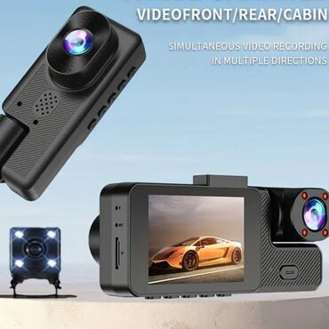 Videoreqistratorlar: 🎁 2kameralı(salan +ön) typce adeptor=25azn.😊 — 9
