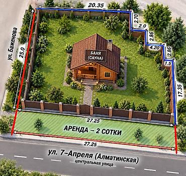 Продажа коммерческой недвижимости: Продаётся 9 соток правильной формы на первой линии по Алматинке. ✓ — 2