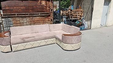 alıram mebel: Künc divan, Yeni, Açılan, Bazalı, Vеlur parça, Çatdırılma yoxdur — 2