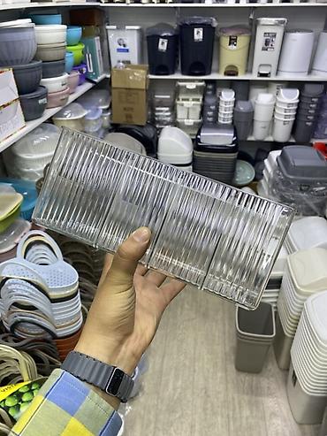 вакумные пакеты: Прозрачный модульный органайзер из прочного пластика для кухни — 3