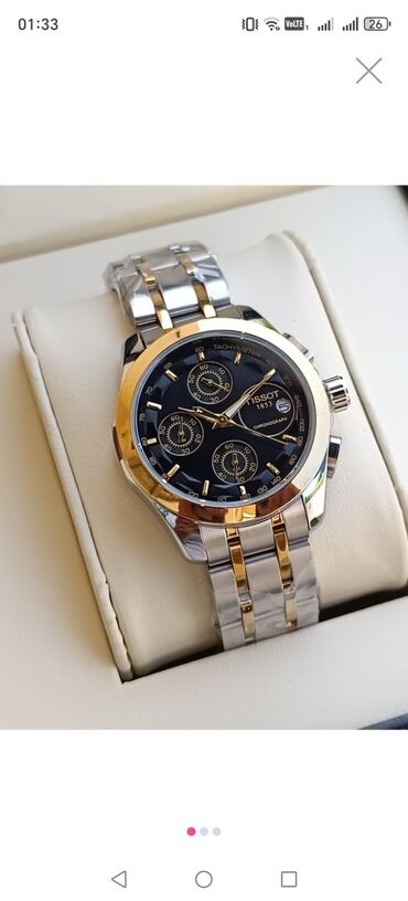 Qol saatları: Yeni, Qol saatı, Tissot, rəng - Qızılı — 4