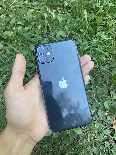 Apple iPhone: IPhone 11, Б/у, 128 ГБ, Черный, 72 % — 14