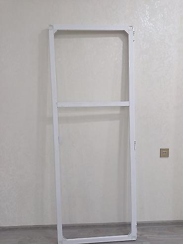qapi cercivesi: Məhsul: Ağıllı açılıb-bağlanan ağ rəngli metal çərçivə (qapı üçün — 4
