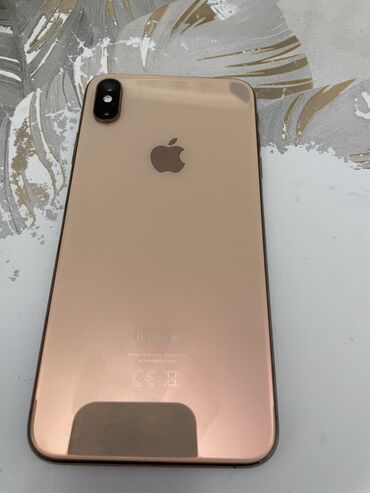 объектив на телефон: IPhone Xs Max, Колдонулган, 64 ГБ, Алтын, 85 %