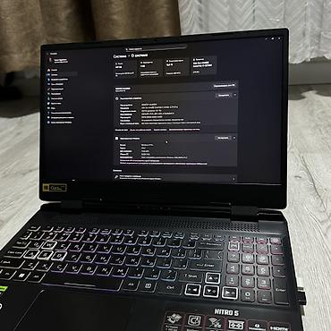 Ноутбуки Acer: ✅ Acer Nitro 5 AN515-58 Характеристики Процессор: Intel Core — 14