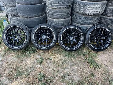 Транспорт: Литые Диски R 18 AMG, Комплект, отверстий - 5, Б/у — 8