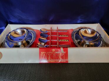 Kuhinjski setovi: Set nov za dvoje za poslastice 18/8.oznaka nerdjajuci celik iz — 2