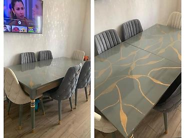 Digər mebel: Narmin480 Azn masa desti satilir Yaxsi veziyyetdesir 6 stulu var Unvan — 1