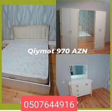 Yataq otağı dəstləri: İkinəfərlik çarpayı, Termo, 2 tumba, Dolab, Azərbaycan, Yeni -da lalafo.az — 26 Yataq otağı dəstləri: İkinəfərlik çarpayı, Termo, 2 tumba, Dolab, Azərbaycan, Yeni — 26