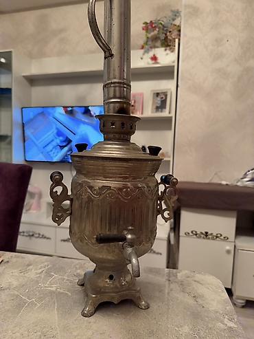sam disgi: Mis Sabitli Kömürlə İstilikli Samovar - Klassik rus tipli samovar — 2