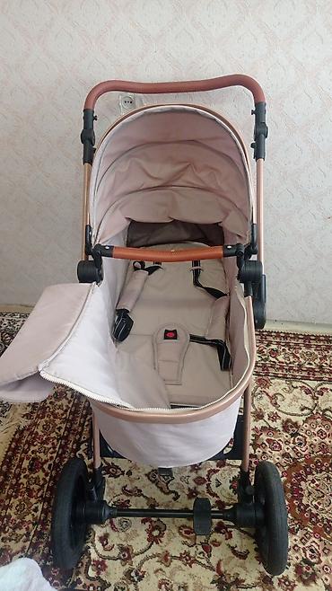 uşağ arabaları: Uşaq arabası – Kidilo, pastel çəhrayı/bej rəng palitrası — 2